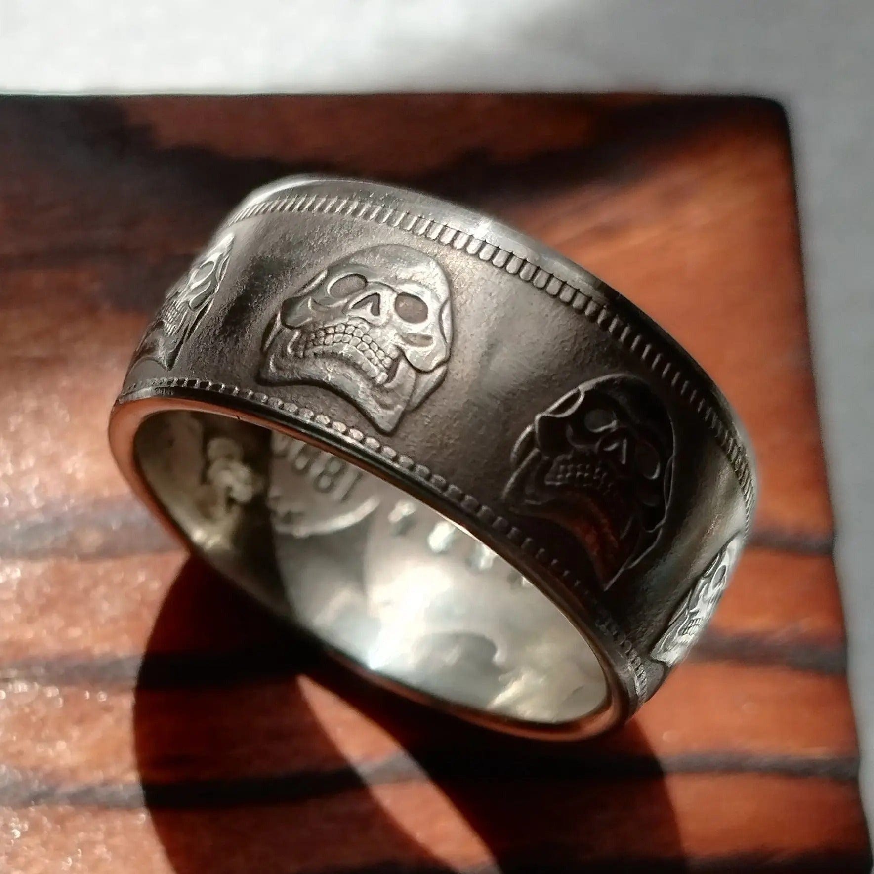 Hobo Ring, Morgan Dollar Ring, Handmade Ring, handmade jewellery, handmade earrings, handmade ring, handmade engagement rings, handmade silver rings, handmade wedding rings, homemade earrings, handcrafted earrings, handmade wedding bands, handmade beaded earrings,