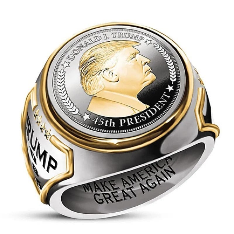 trump ring, Donald ring, President Ring, trump silver, aaron donald ring, aaron donald super bowl ring, aaron donald super bowl rings, my date with the president's daughter ring, donald ring,