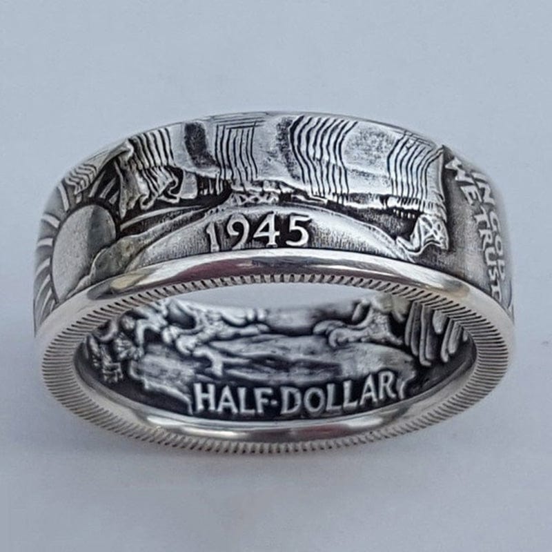1945 wheat penny Ring, 1945 dime Ring, 1945 penny Ring, 1945 walking liberty half dollar Ring, 1945 canadian nickel Ring, 1945 half dollar Ring, 1945 liberty half dollar Ring, 1945 nickel Ring, 1945 liberty dime Ring, 1945 mercury dime Ring, 1945 silver half dollar Ring, 1945 d penny Ring, 1 cent 1945 Ring,