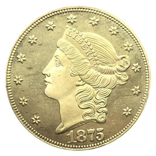 1875 Twenty Dollar  Coin with Motto