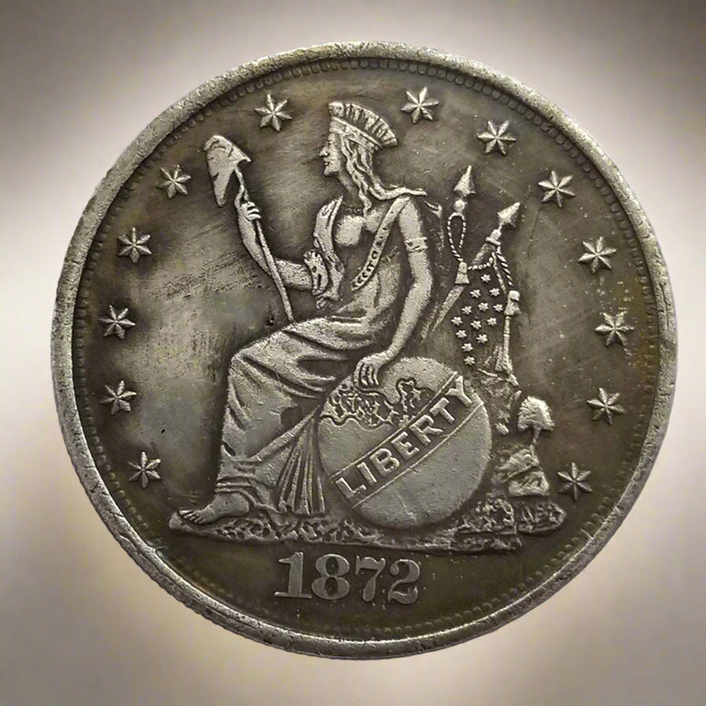 1872 Morgan  Dollar Coin - Rare USA Collectible Coin